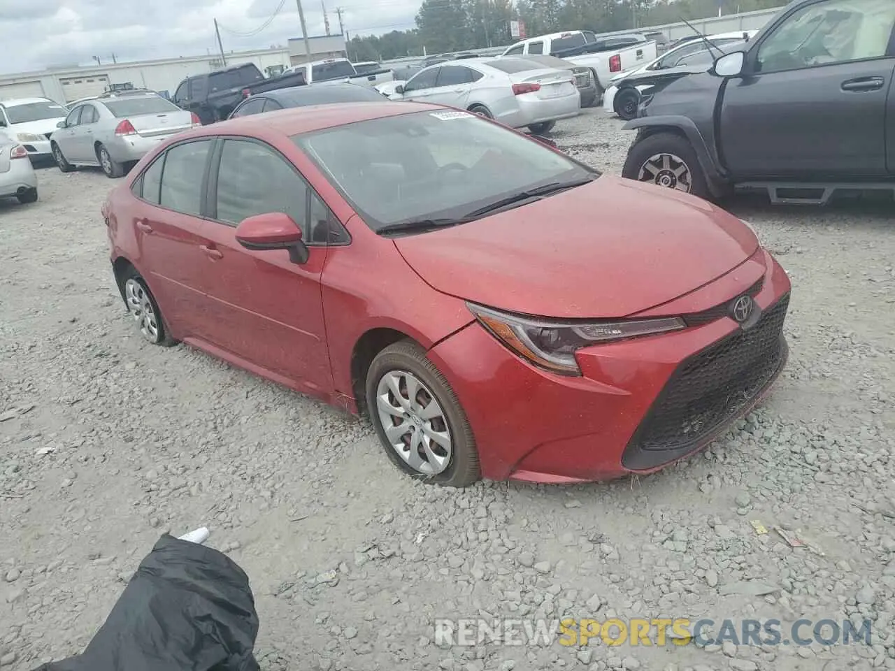 4 Фотография поврежденного автомобиля JTDEPMAE1MJ138648 TOYOTA COROLLA 2021