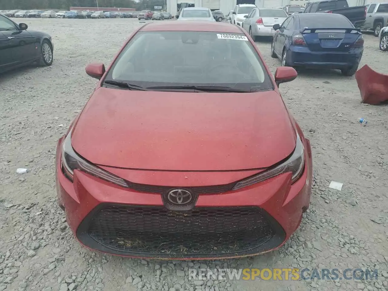 5 Фотография поврежденного автомобиля JTDEPMAE1MJ138648 TOYOTA COROLLA 2021