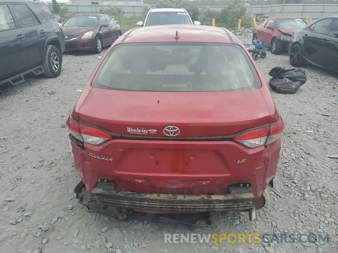 6 Фотография поврежденного автомобиля JTDEPMAE1MJ138648 TOYOTA COROLLA 2021