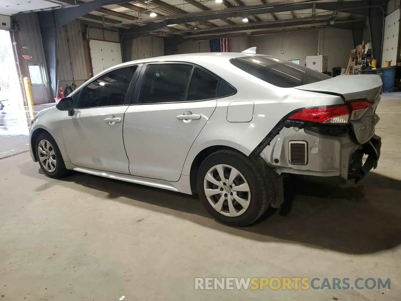 2 Photograph of a damaged car JTDEPMAE1MJ139542 TOYOTA COROLLA 2021