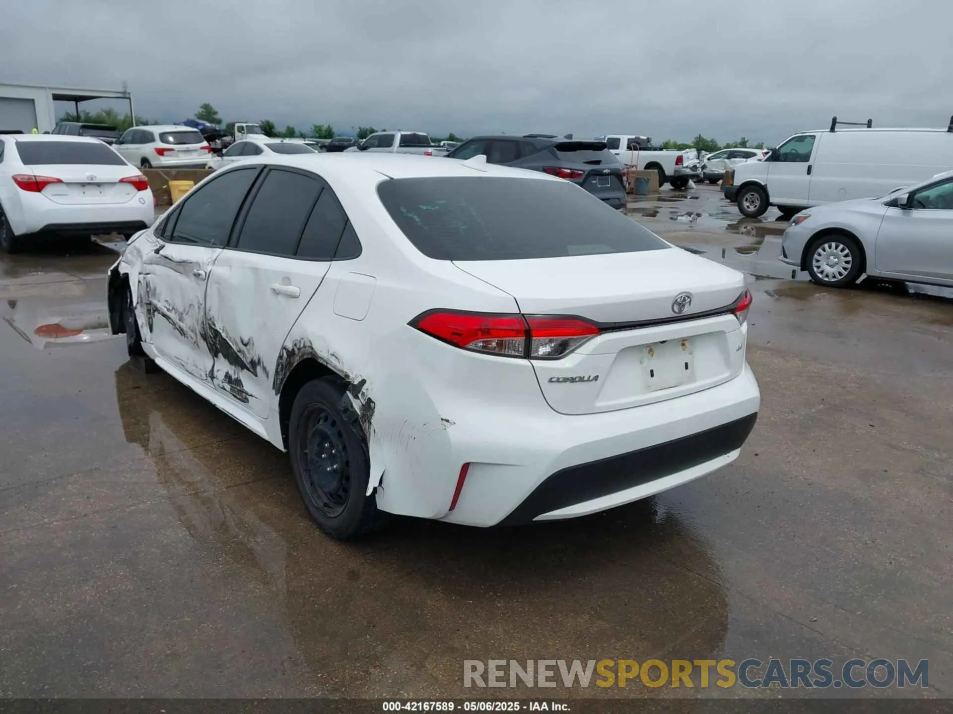 3 Фотография поврежденного автомобиля JTDEPMAE1MJ140223 TOYOTA COROLLA 2021