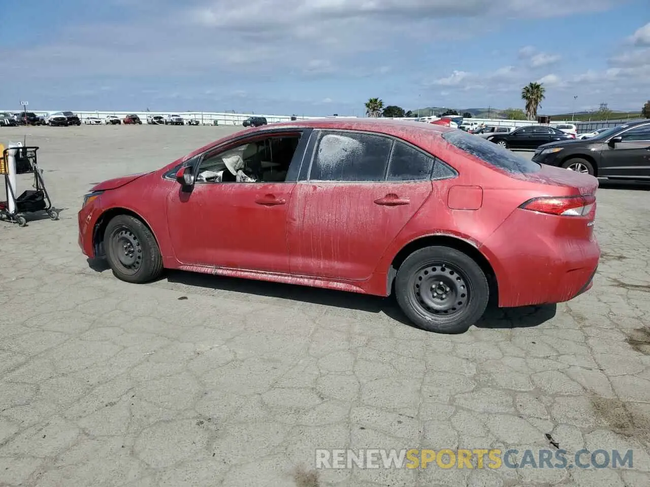 2 Photograph of a damaged car JTDEPMAE1MJ140352 TOYOTA COROLLA 2021