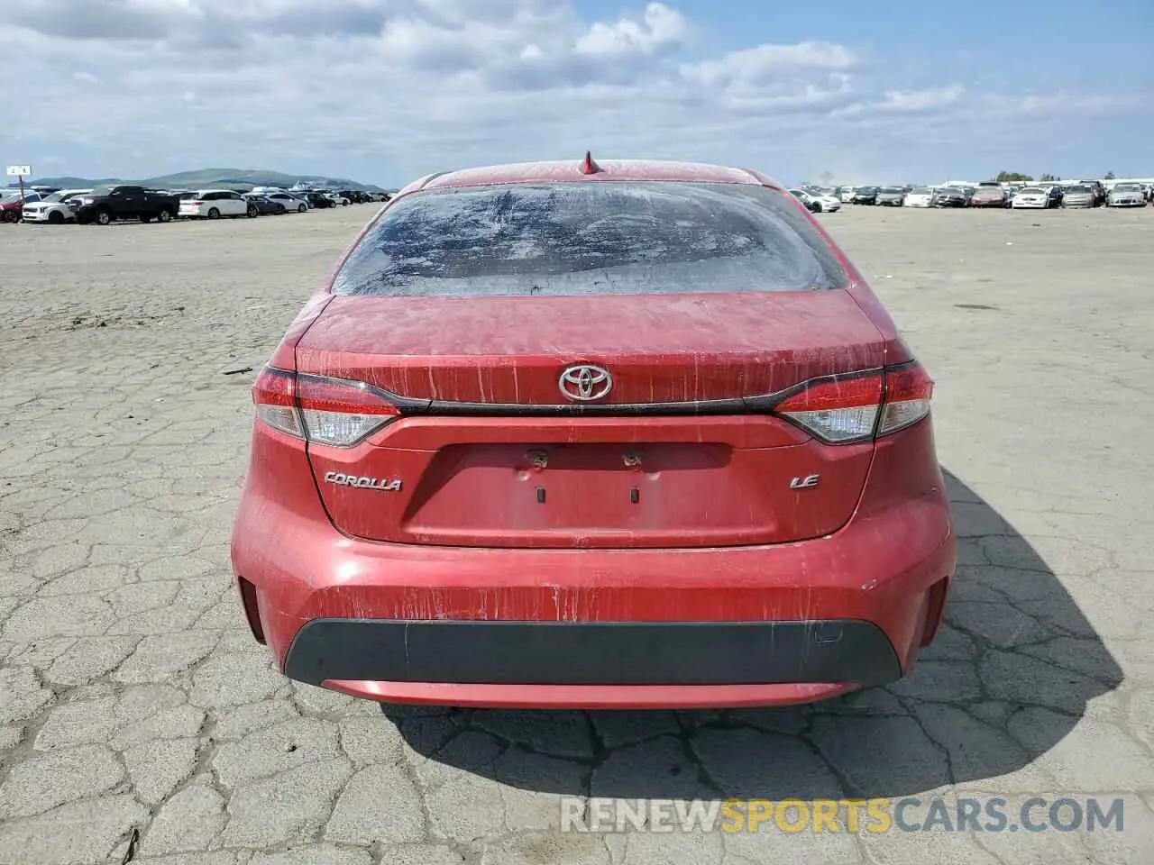 6 Photograph of a damaged car JTDEPMAE1MJ140352 TOYOTA COROLLA 2021