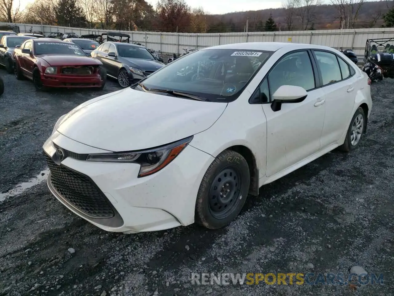 2 Фотография поврежденного автомобиля JTDEPMAE1MJ148595 TOYOTA COROLLA 2021