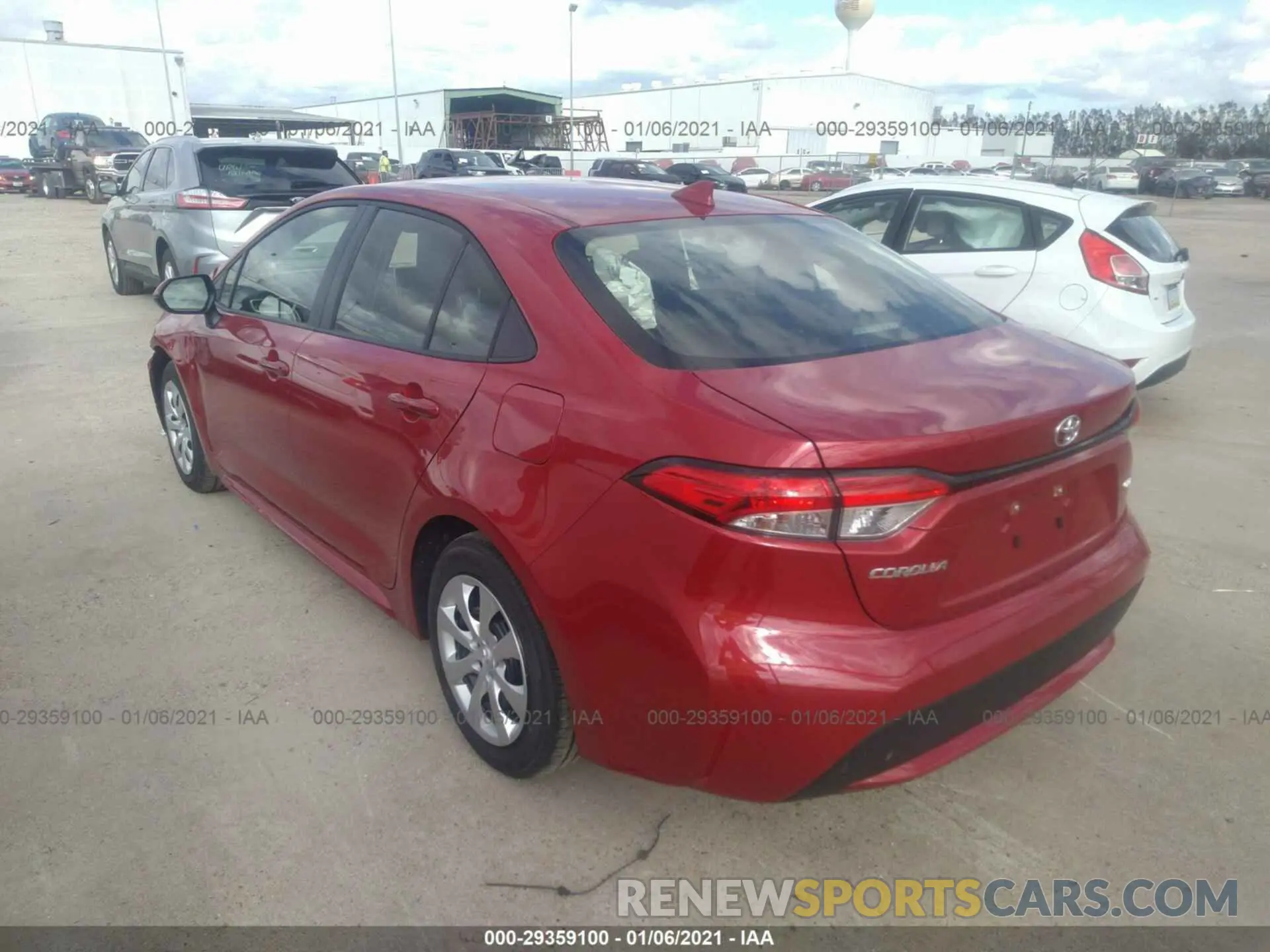 3 Photograph of a damaged car JTDEPMAE1MJ148659 TOYOTA COROLLA 2021