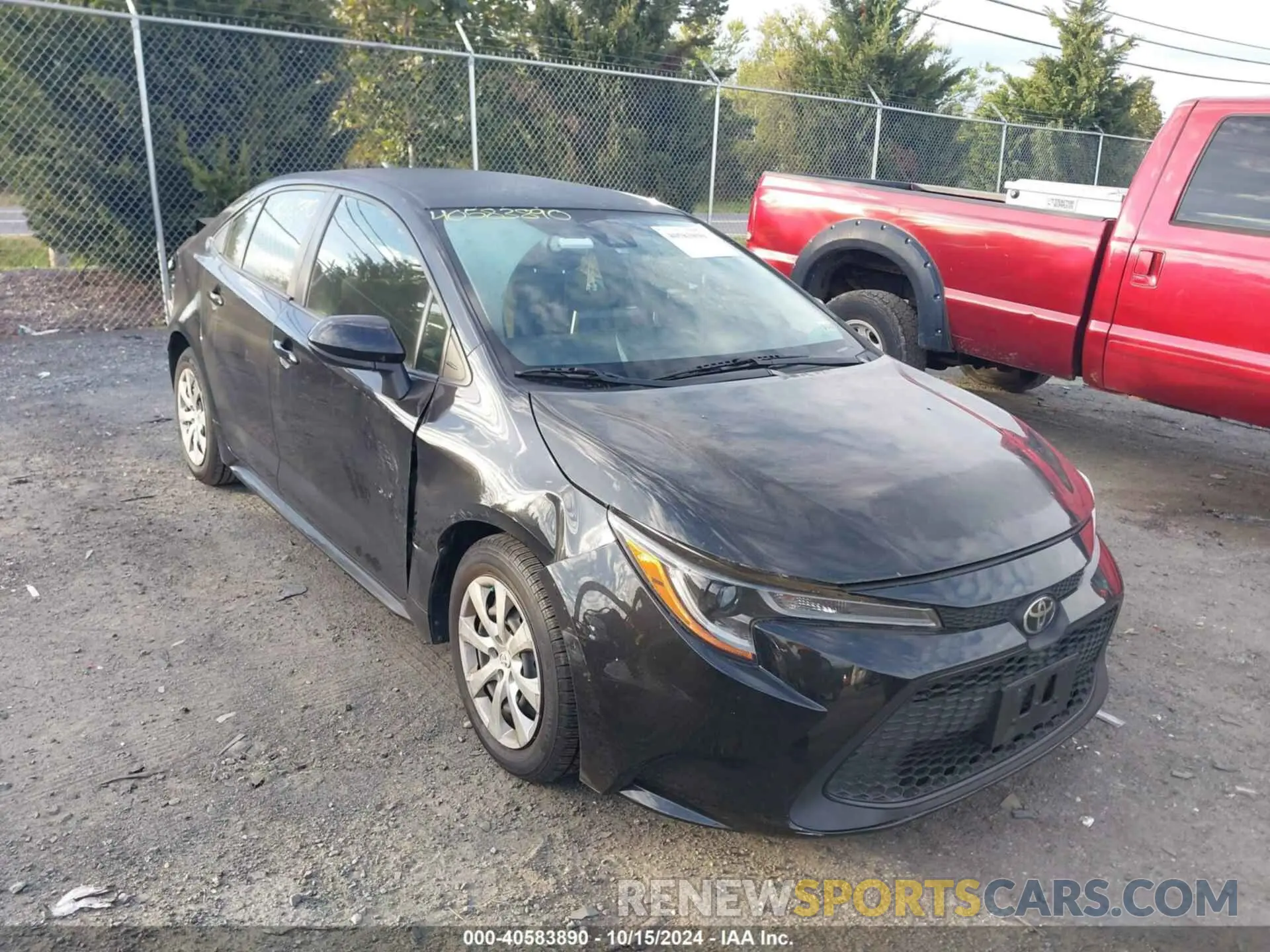 1 Photograph of a damaged car JTDEPMAE1MJ148855 TOYOTA COROLLA 2021