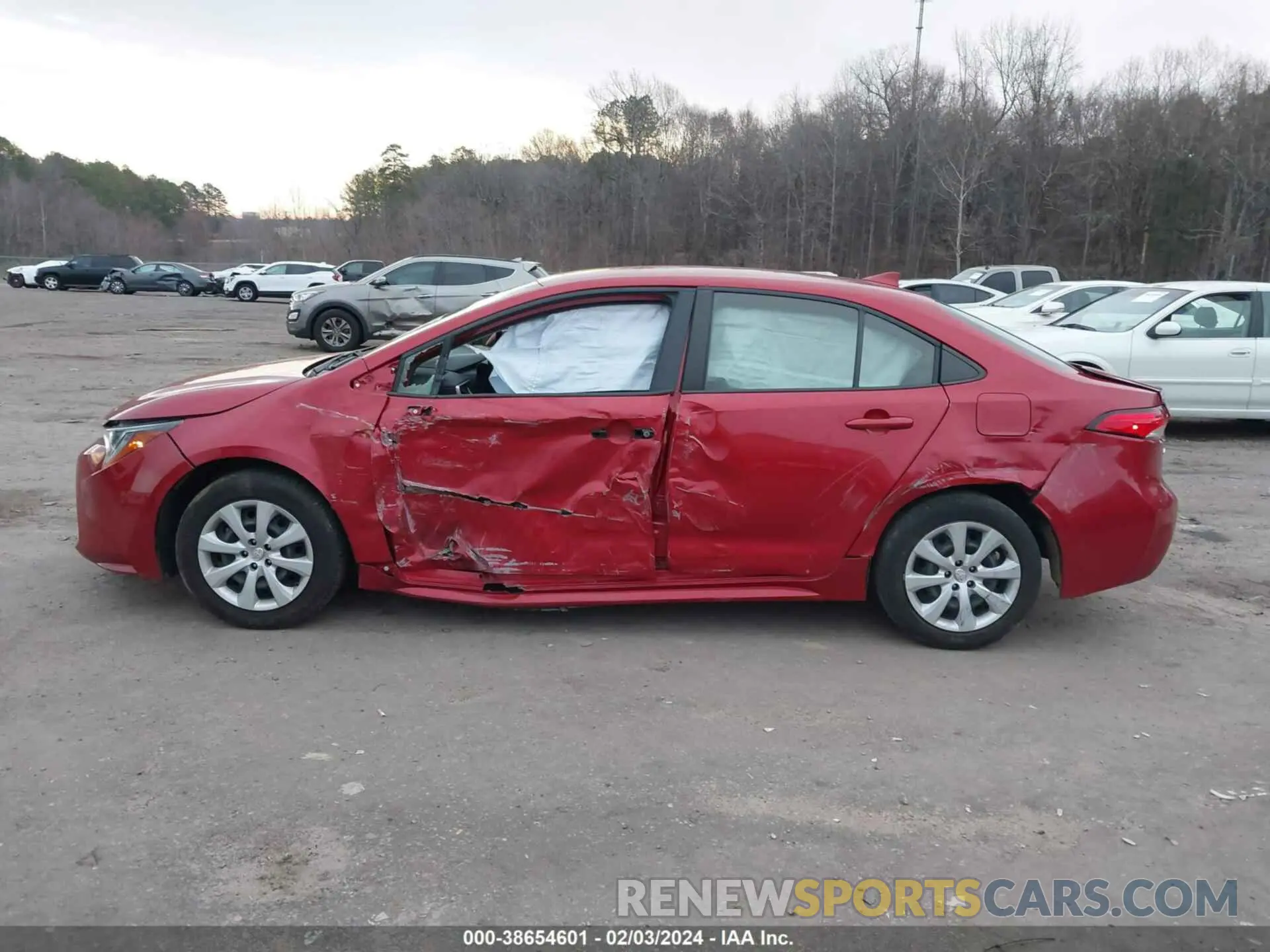14 Photograph of a damaged car JTDEPMAE1MJ153568 TOYOTA COROLLA 2021