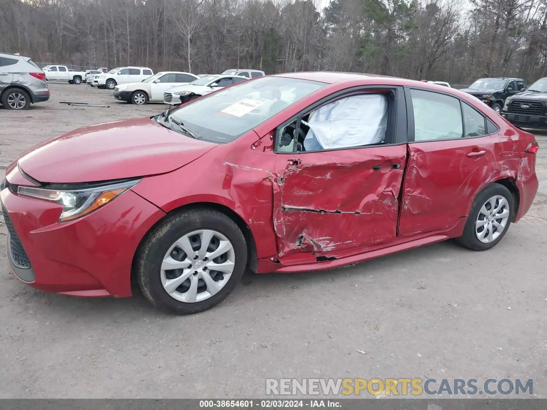 6 Photograph of a damaged car JTDEPMAE1MJ153568 TOYOTA COROLLA 2021