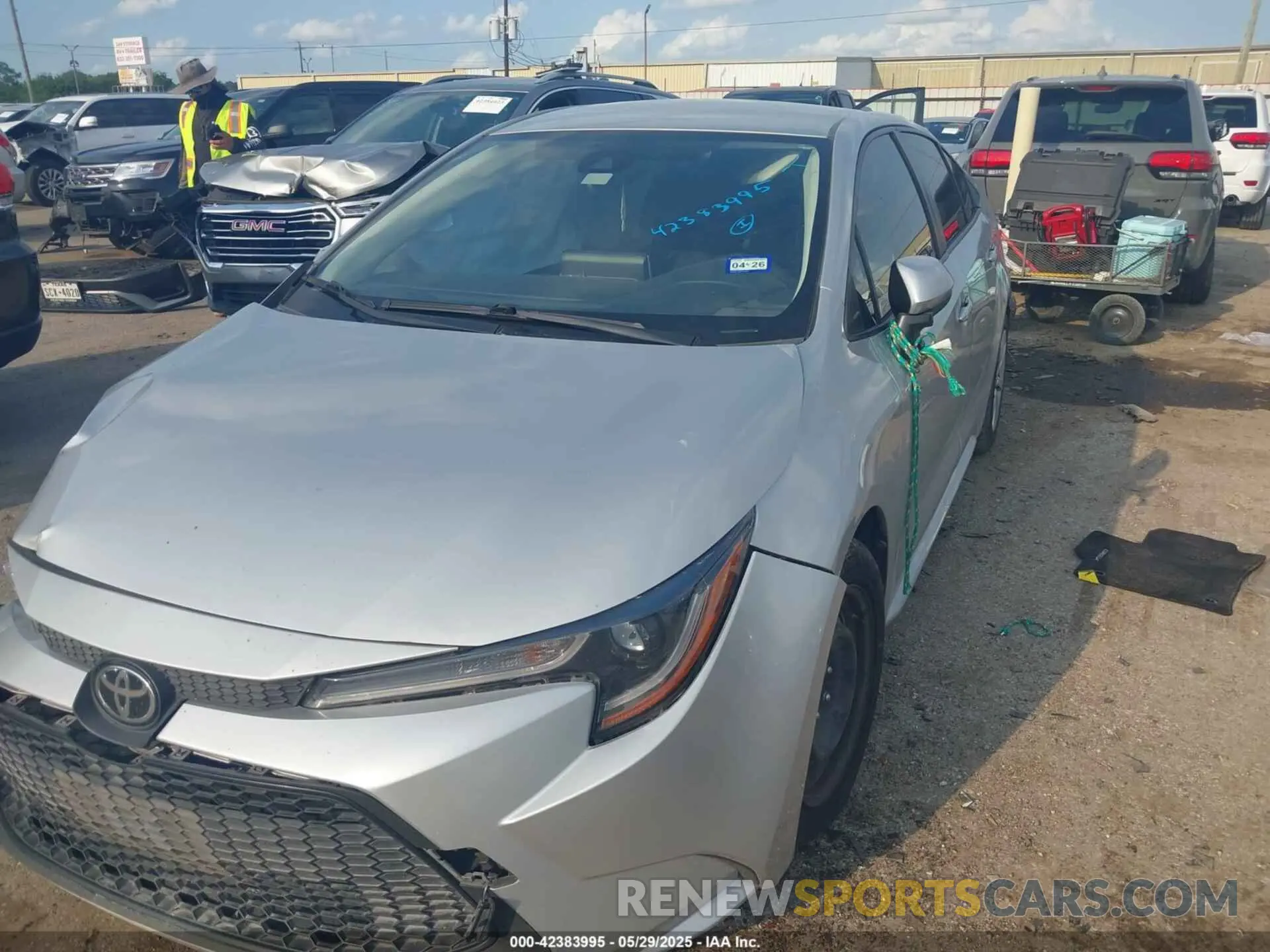 2 Photograph of a damaged car JTDEPMAE1MJ160293 TOYOTA COROLLA 2021