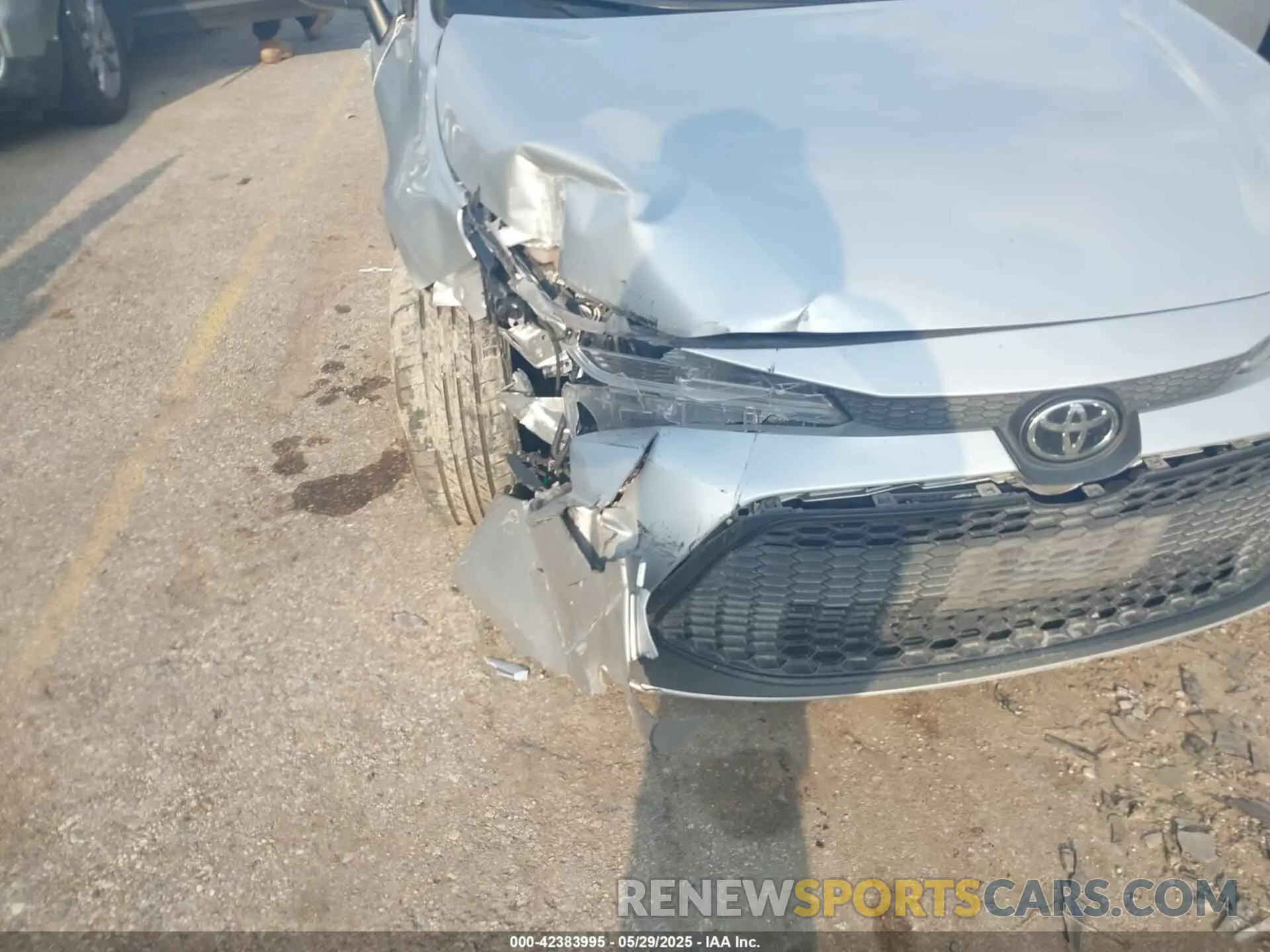 6 Photograph of a damaged car JTDEPMAE1MJ160293 TOYOTA COROLLA 2021