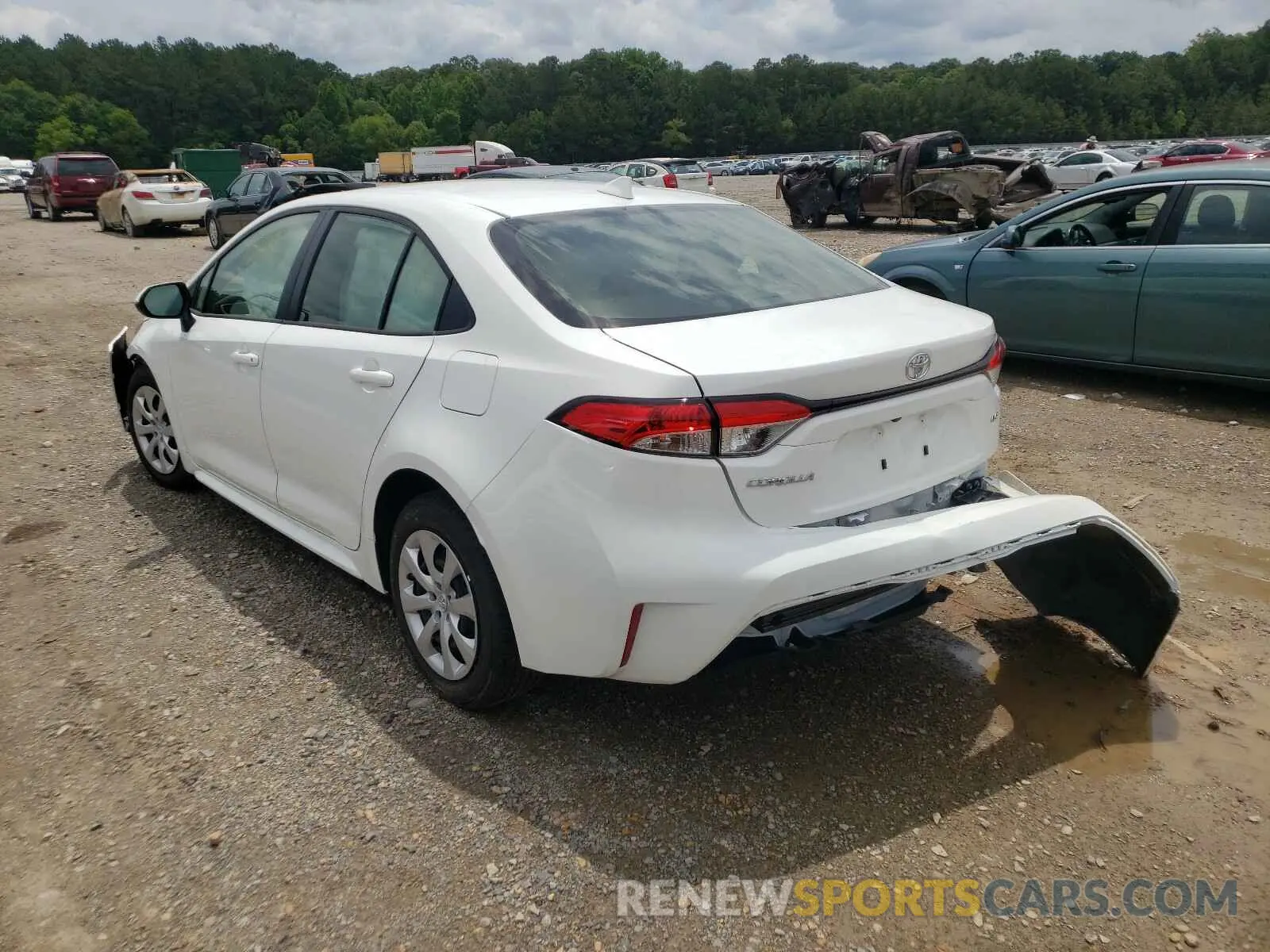 3 Photograph of a damaged car JTDEPMAE1MJ169012 TOYOTA COROLLA 2021
