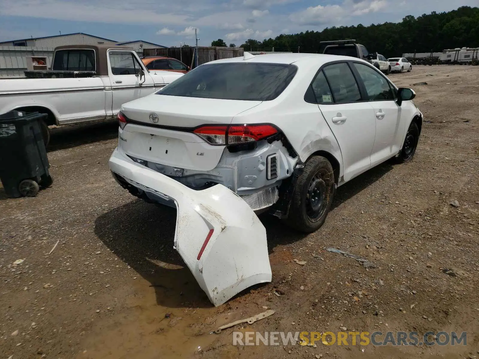 4 Photograph of a damaged car JTDEPMAE1MJ169012 TOYOTA COROLLA 2021