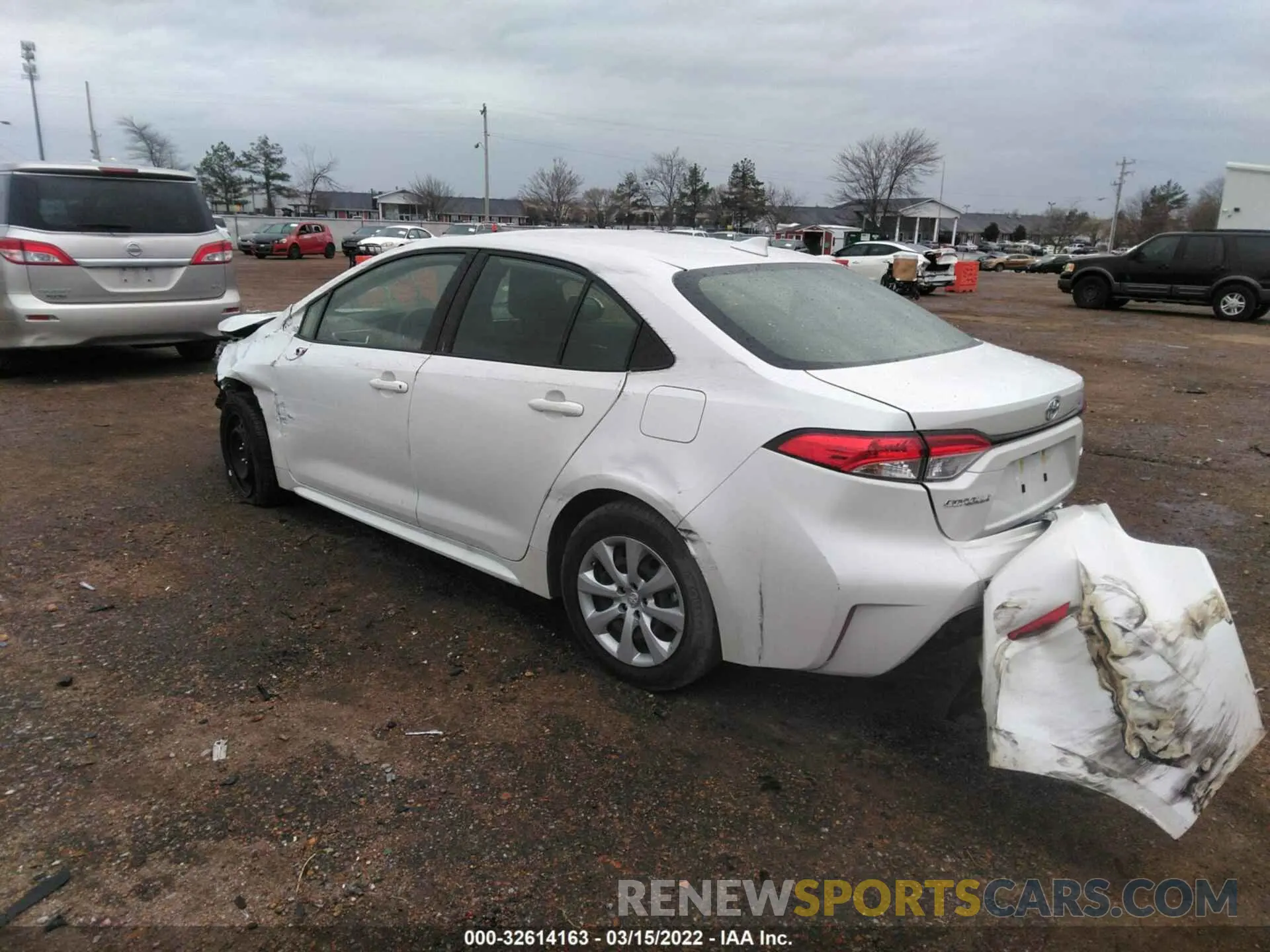 3 Photograph of a damaged car JTDEPMAE1MJ170807 TOYOTA COROLLA 2021