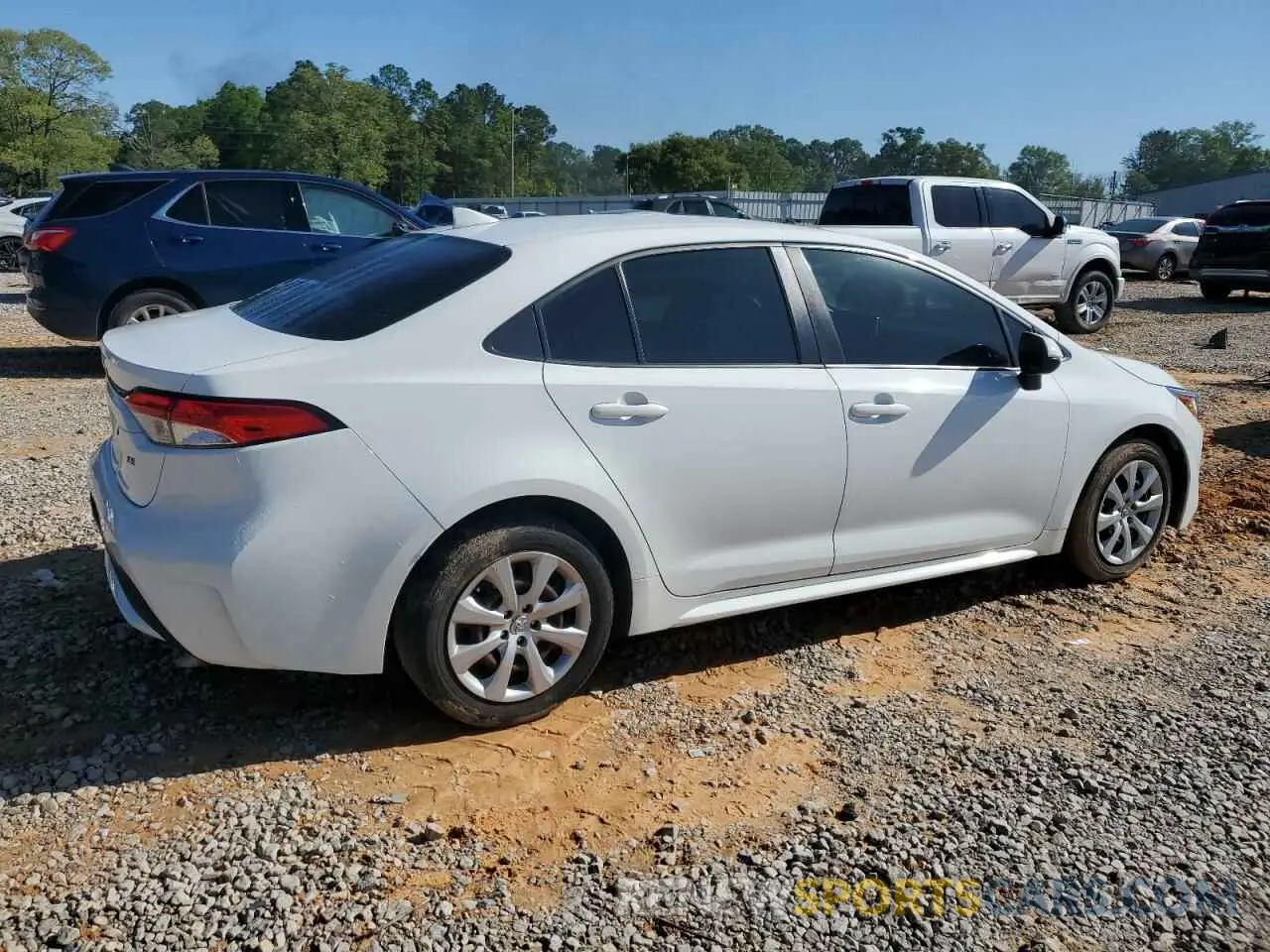 3 Photograph of a damaged car JTDEPMAE1MJ175005 TOYOTA COROLLA 2021