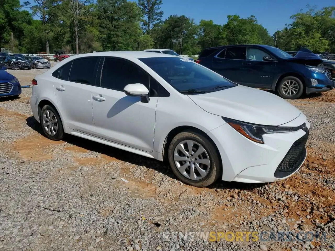 4 Photograph of a damaged car JTDEPMAE1MJ175005 TOYOTA COROLLA 2021