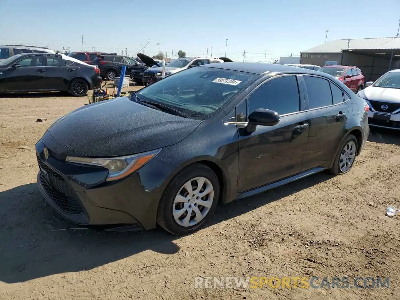 1 Фотография поврежденного автомобиля JTDEPMAE1MJ176543 TOYOTA COROLLA 2021