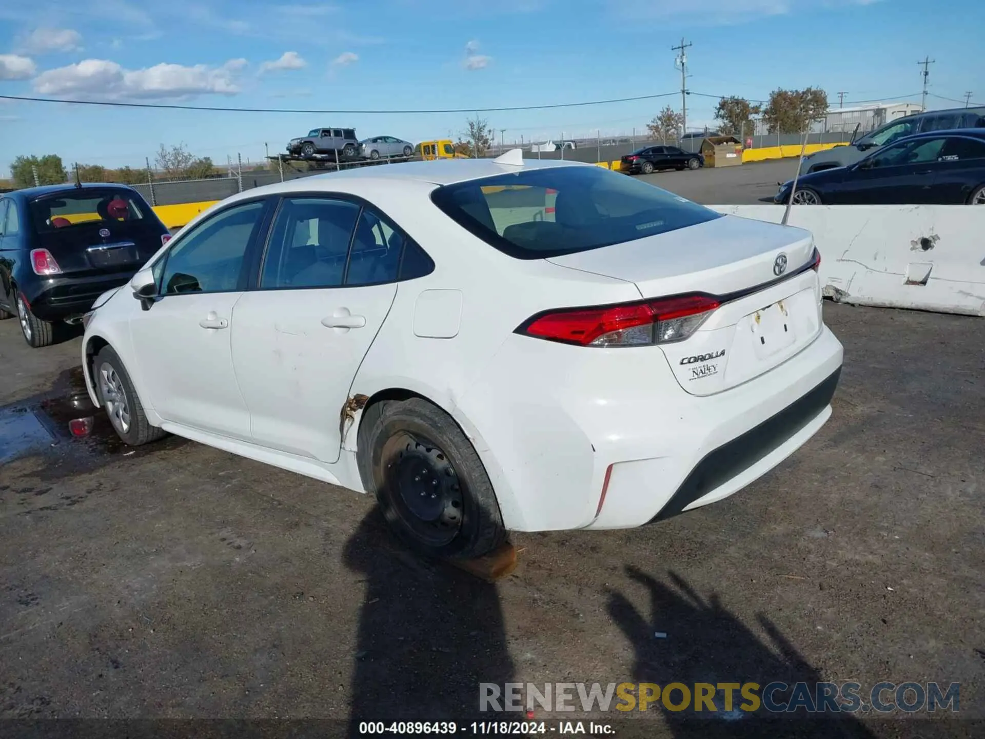 3 Photograph of a damaged car JTDEPMAE1MJ179622 TOYOTA COROLLA 2021