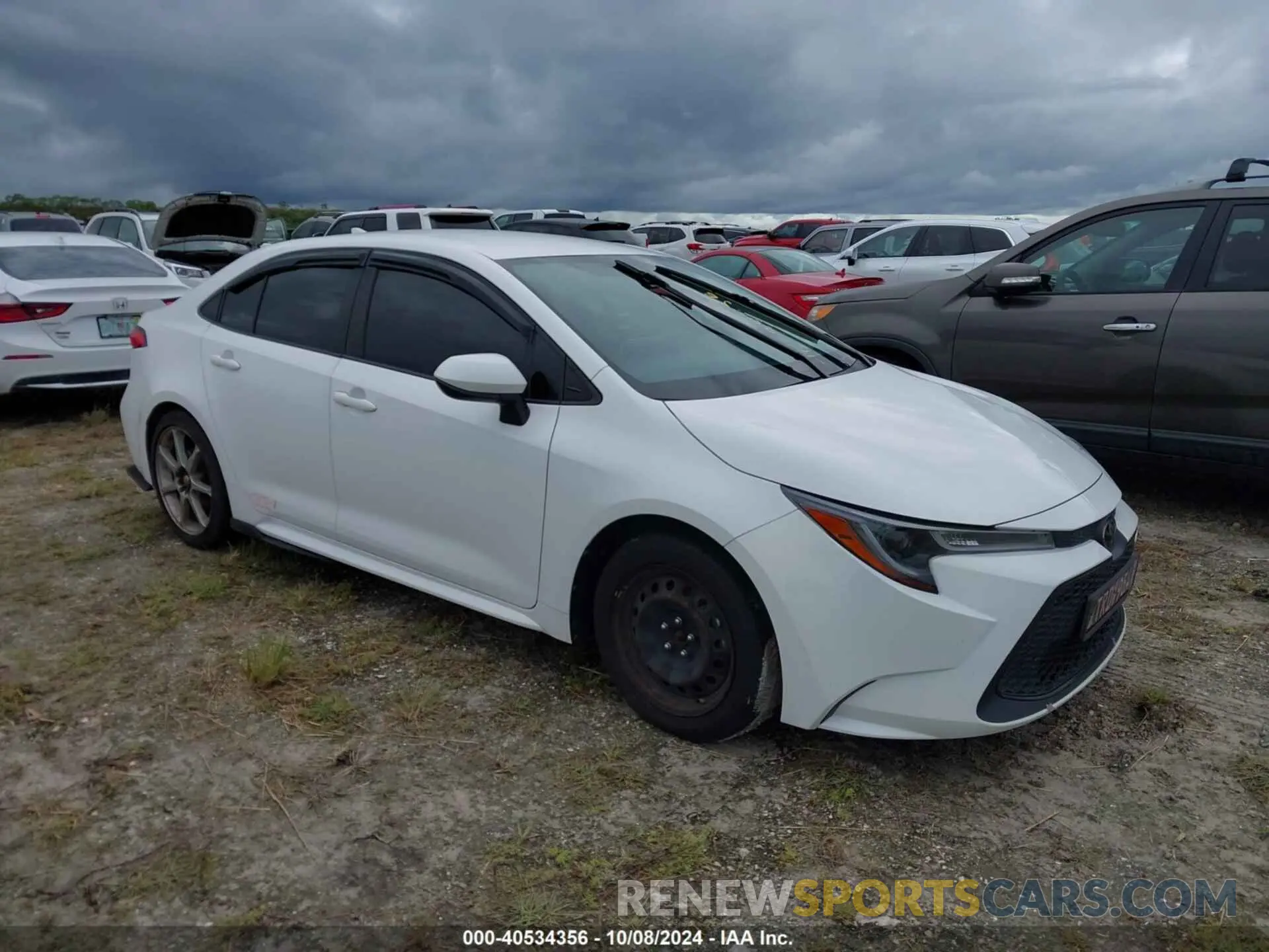 1 Photograph of a damaged car JTDEPMAE2MJ118408 TOYOTA COROLLA 2021