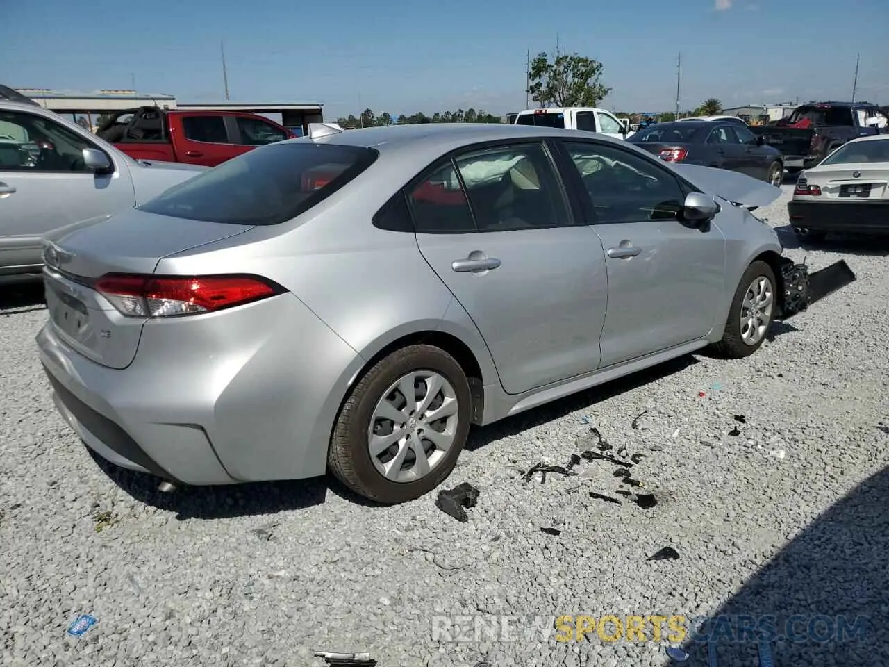 3 Photograph of a damaged car JTDEPMAE2MJ118439 TOYOTA COROLLA 2021