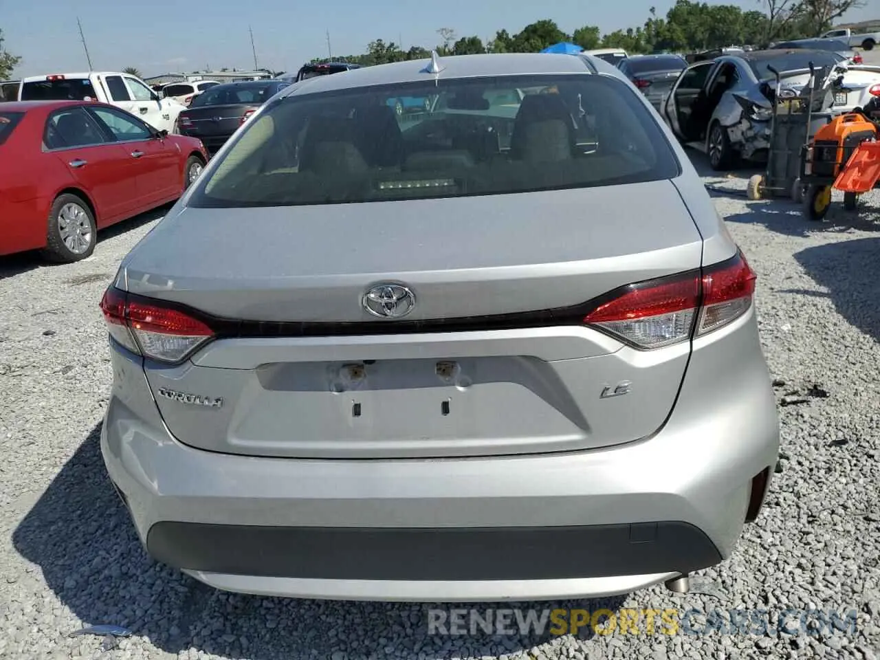 6 Photograph of a damaged car JTDEPMAE2MJ118439 TOYOTA COROLLA 2021