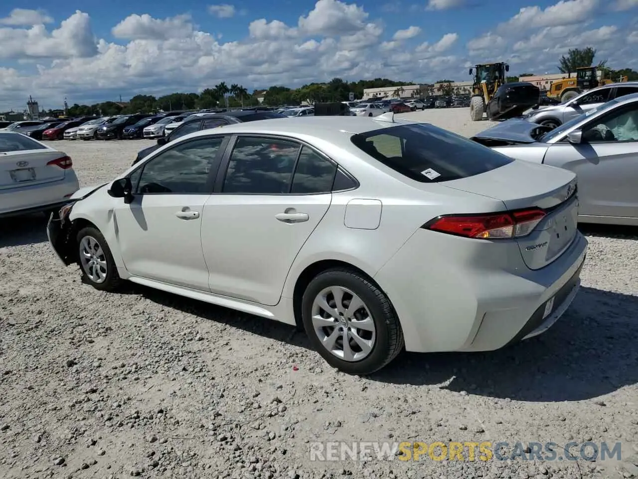 2 Photograph of a damaged car JTDEPMAE2MJ118912 TOYOTA COROLLA 2021