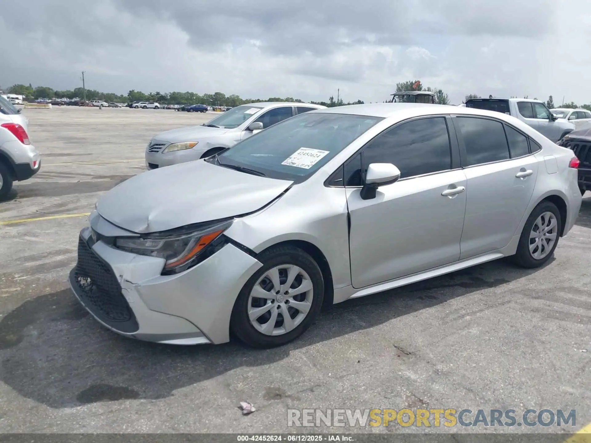 2 Photograph of a damaged car JTDEPMAE2MJ118991 TOYOTA COROLLA 2021