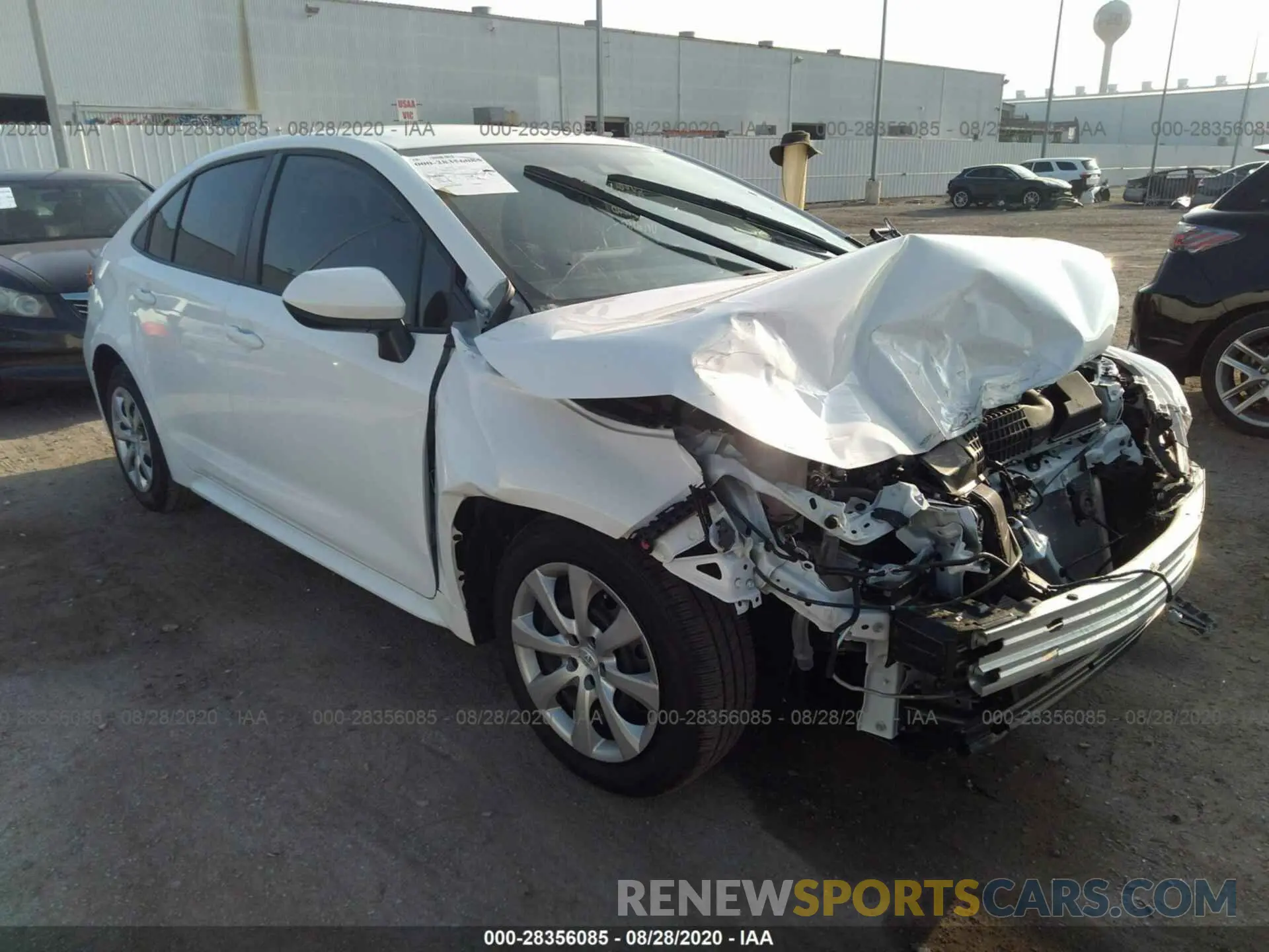 1 Photograph of a damaged car JTDEPMAE2MJ122930 TOYOTA COROLLA 2021