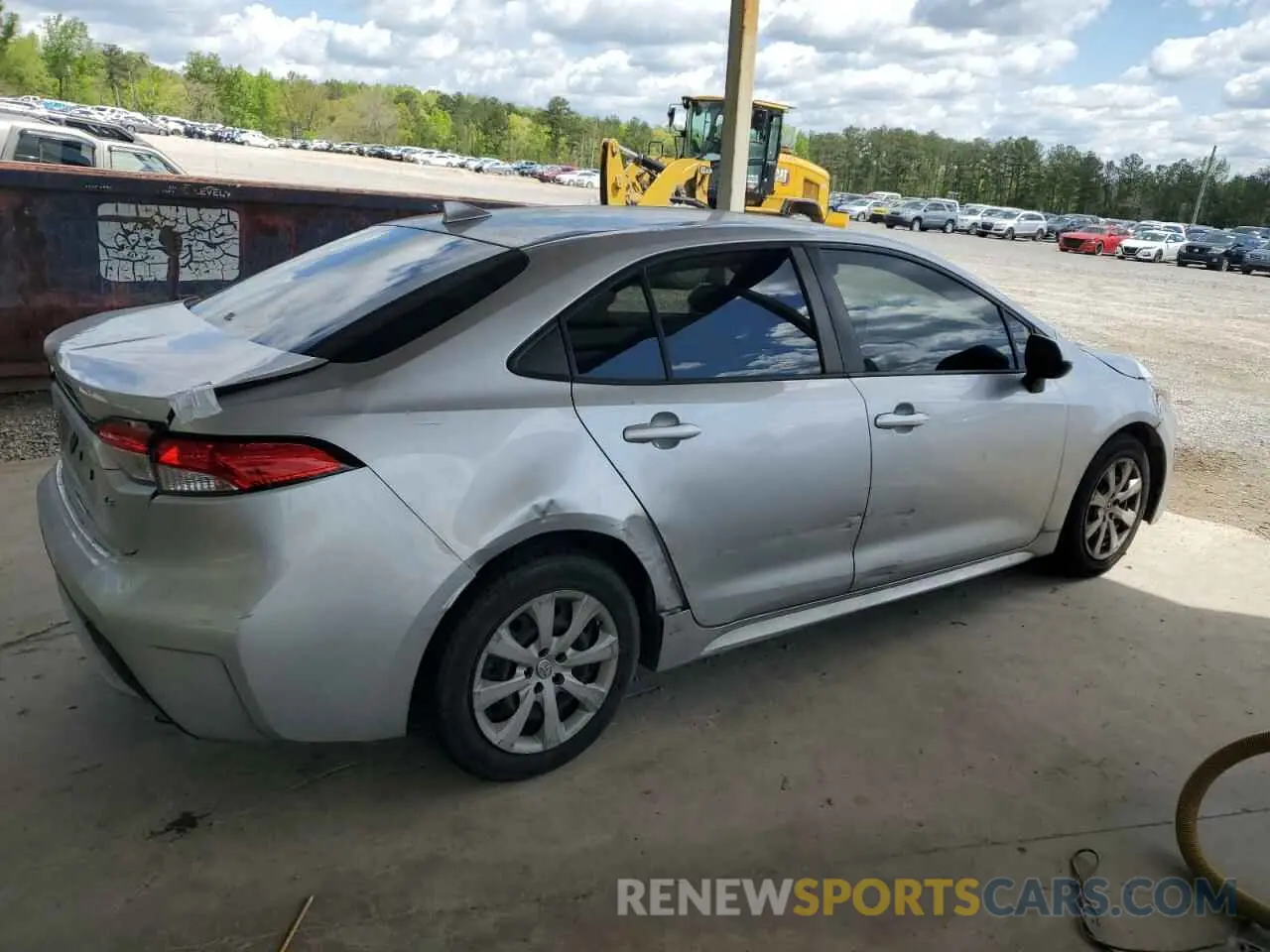 3 Photograph of a damaged car JTDEPMAE2MJ124287 TOYOTA COROLLA 2021