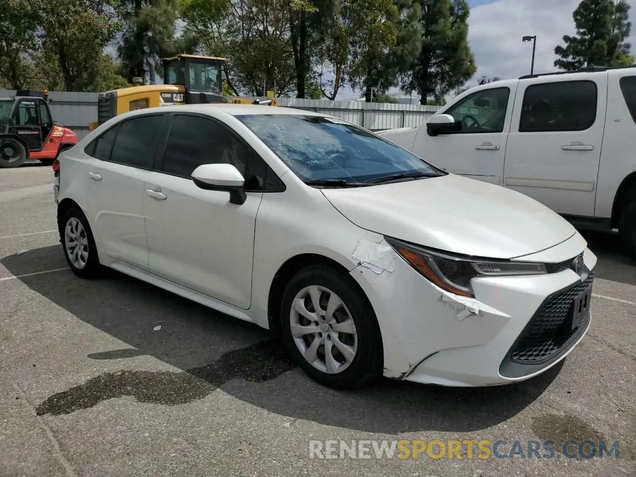 4 Photograph of a damaged car JTDEPMAE2MJ130249 TOYOTA COROLLA 2021
