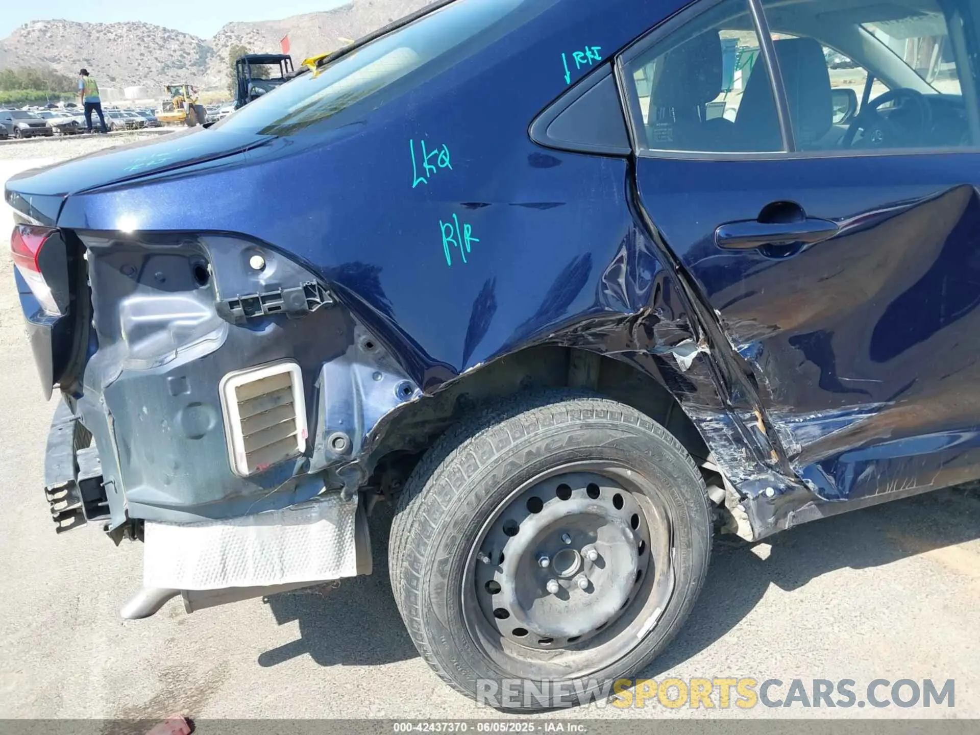 6 Photograph of a damaged car JTDEPMAE2MJ132745 TOYOTA COROLLA 2021