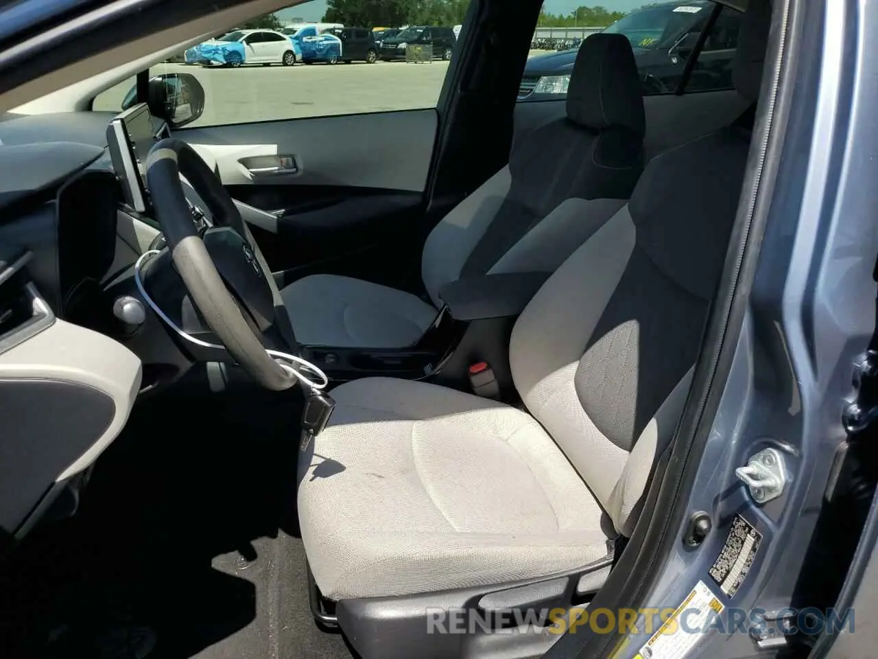 7 Photograph of a damaged car JTDEPMAE2MJ144670 TOYOTA COROLLA 2021