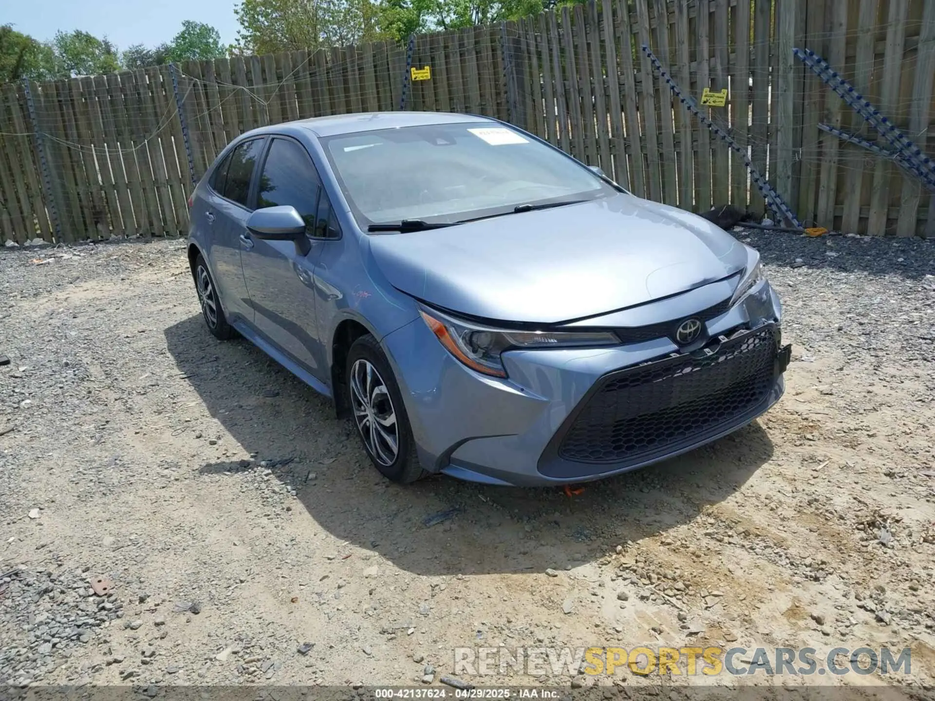 1 Photograph of a damaged car JTDEPMAE2MJ148539 TOYOTA COROLLA 2021