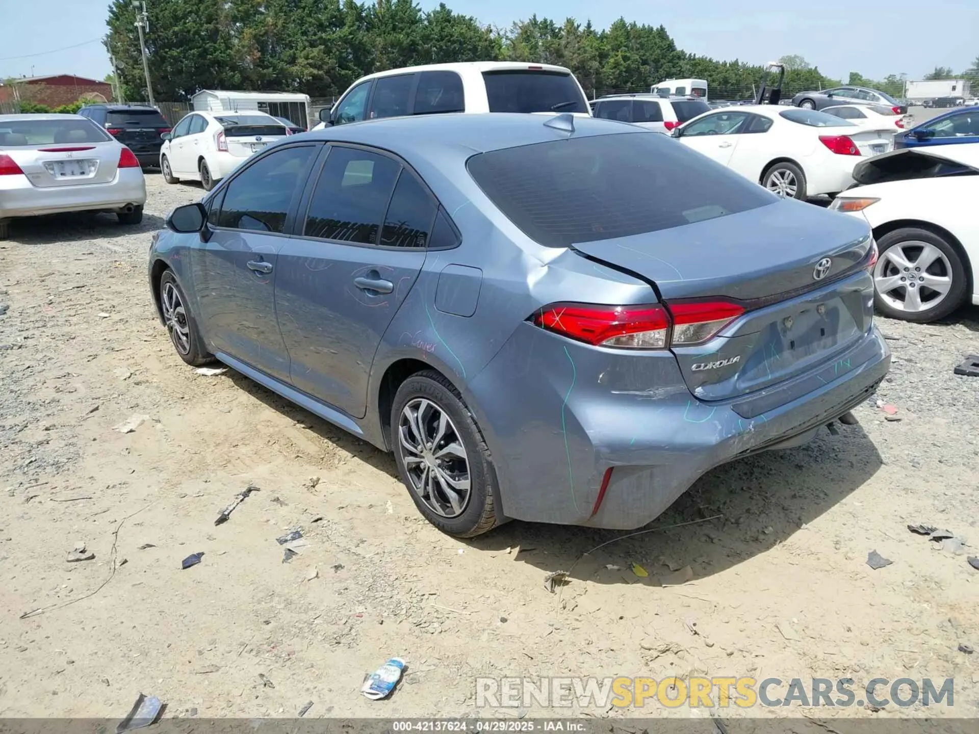 3 Photograph of a damaged car JTDEPMAE2MJ148539 TOYOTA COROLLA 2021