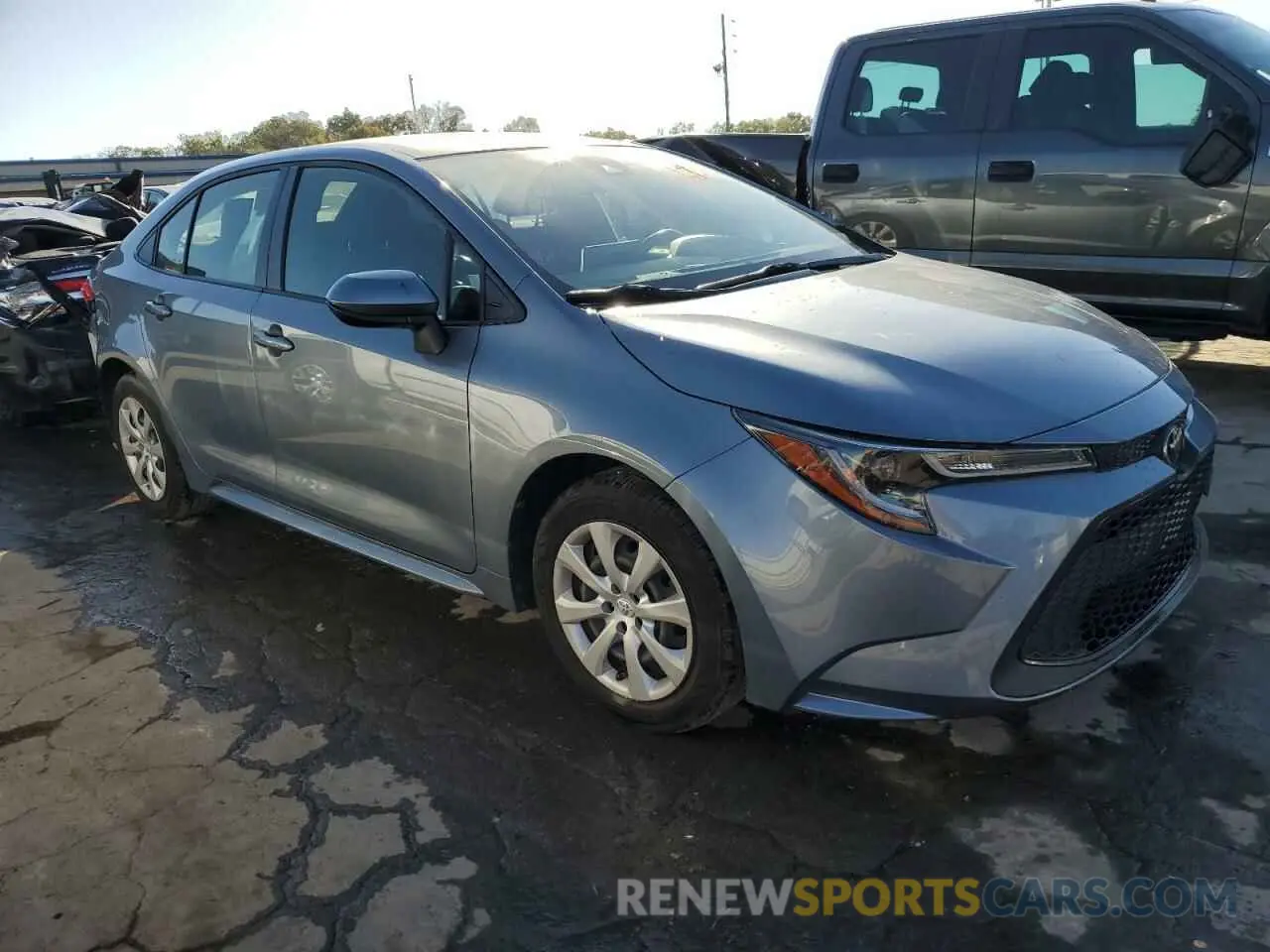 4 Photograph of a damaged car JTDEPMAE2MJ151618 TOYOTA COROLLA 2021