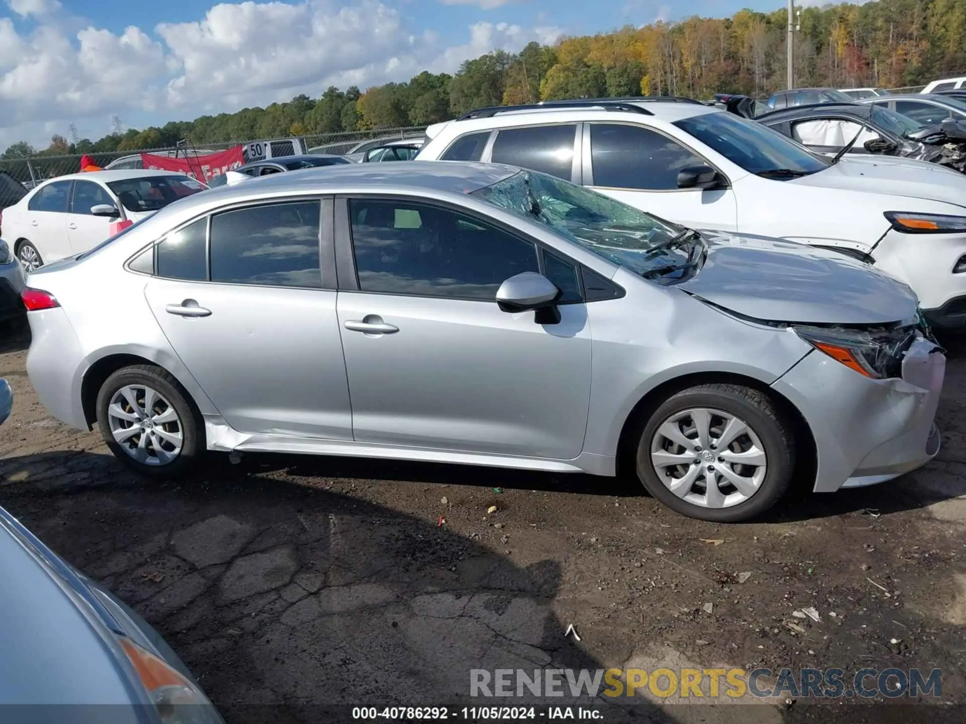 13 Photograph of a damaged car JTDEPMAE2MJ155197 TOYOTA COROLLA 2021