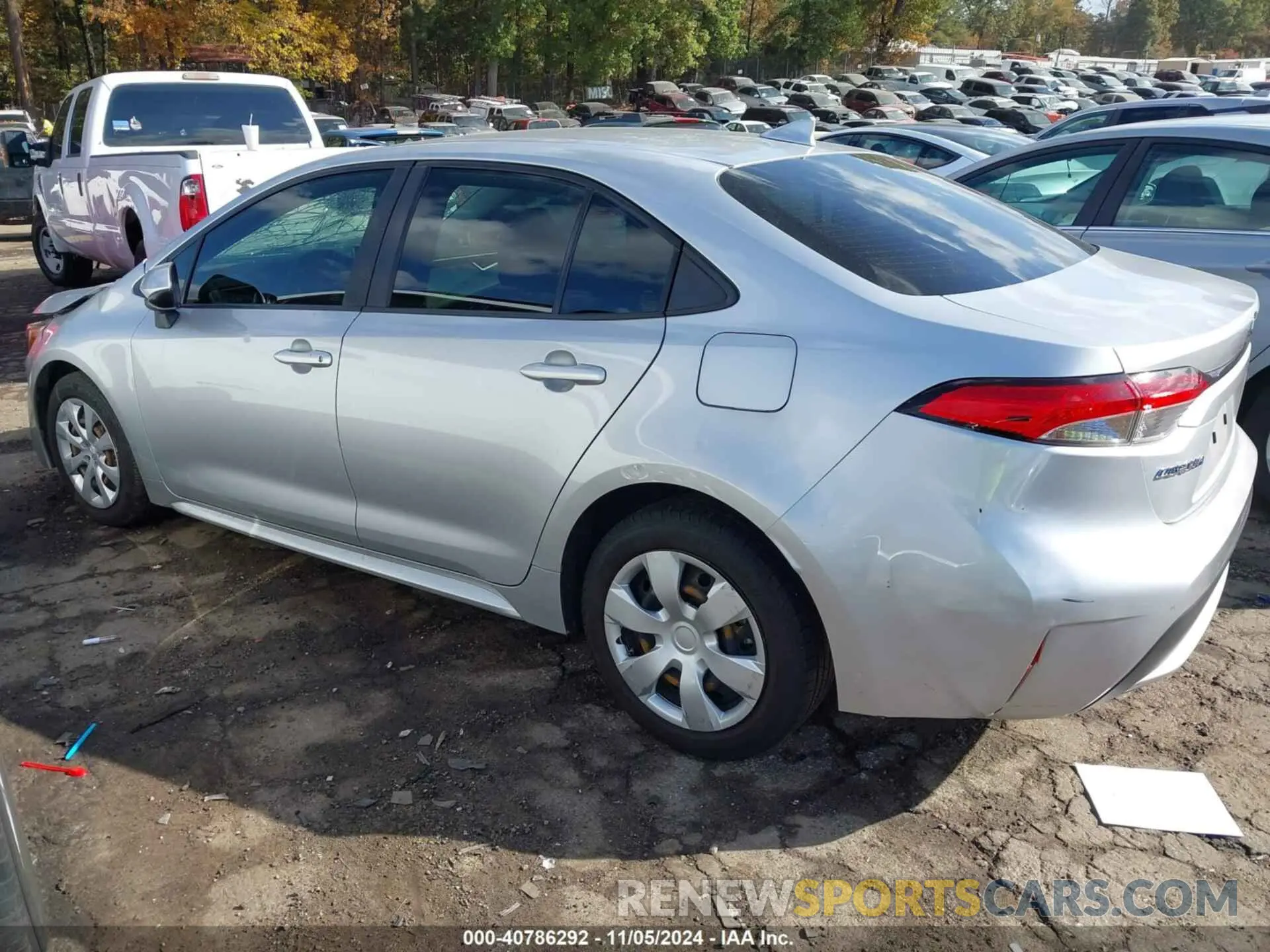 3 Photograph of a damaged car JTDEPMAE2MJ155197 TOYOTA COROLLA 2021