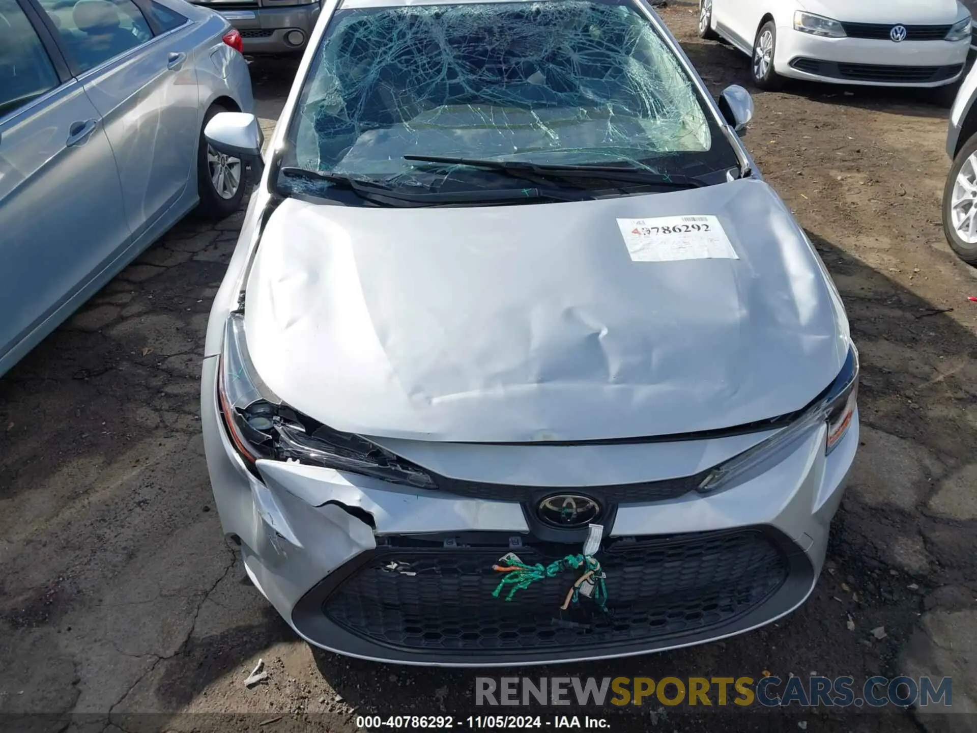 6 Photograph of a damaged car JTDEPMAE2MJ155197 TOYOTA COROLLA 2021