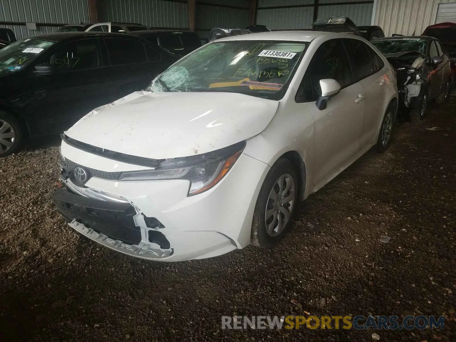 2 Photograph of a damaged car JTDEPMAE2MJ155698 TOYOTA COROLLA 2021