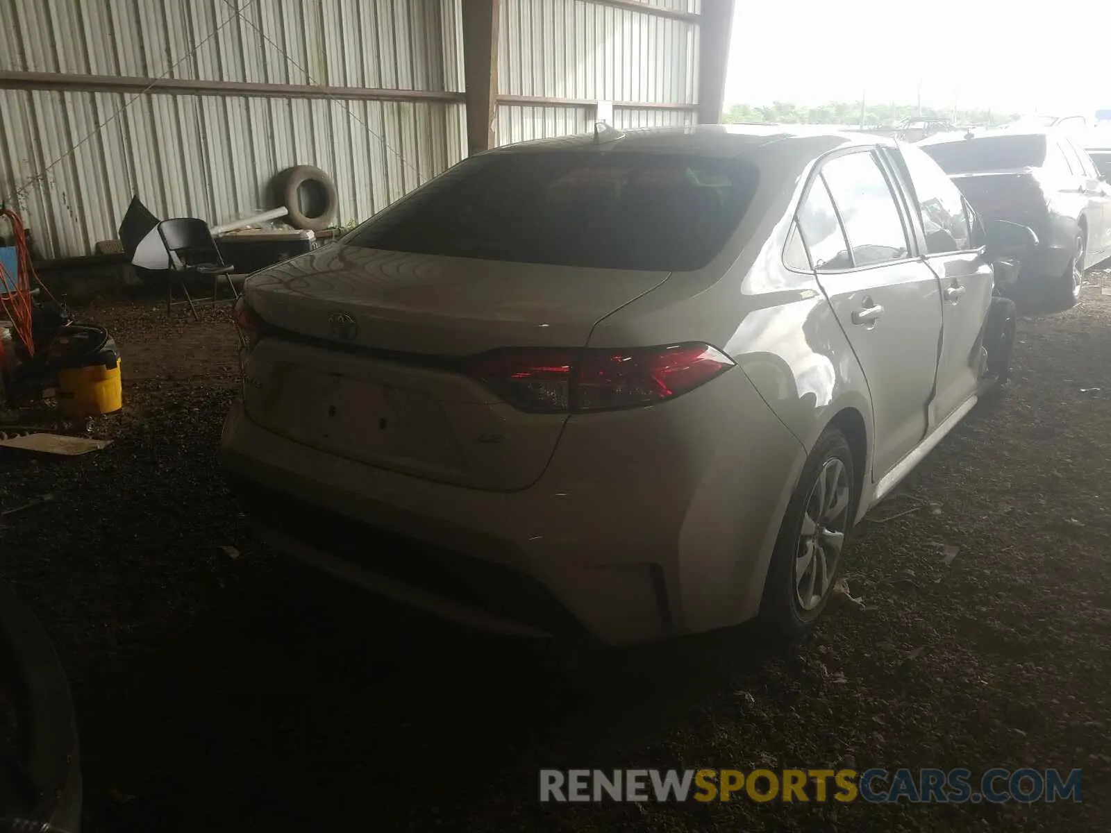 4 Photograph of a damaged car JTDEPMAE2MJ155698 TOYOTA COROLLA 2021