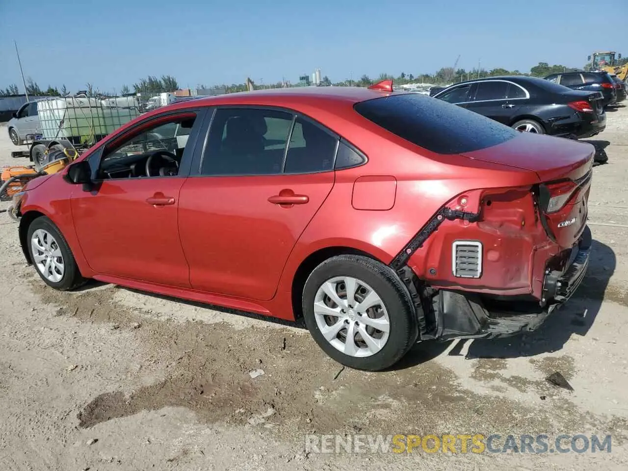 2 Photograph of a damaged car JTDEPMAE2MJ159024 TOYOTA COROLLA 2021