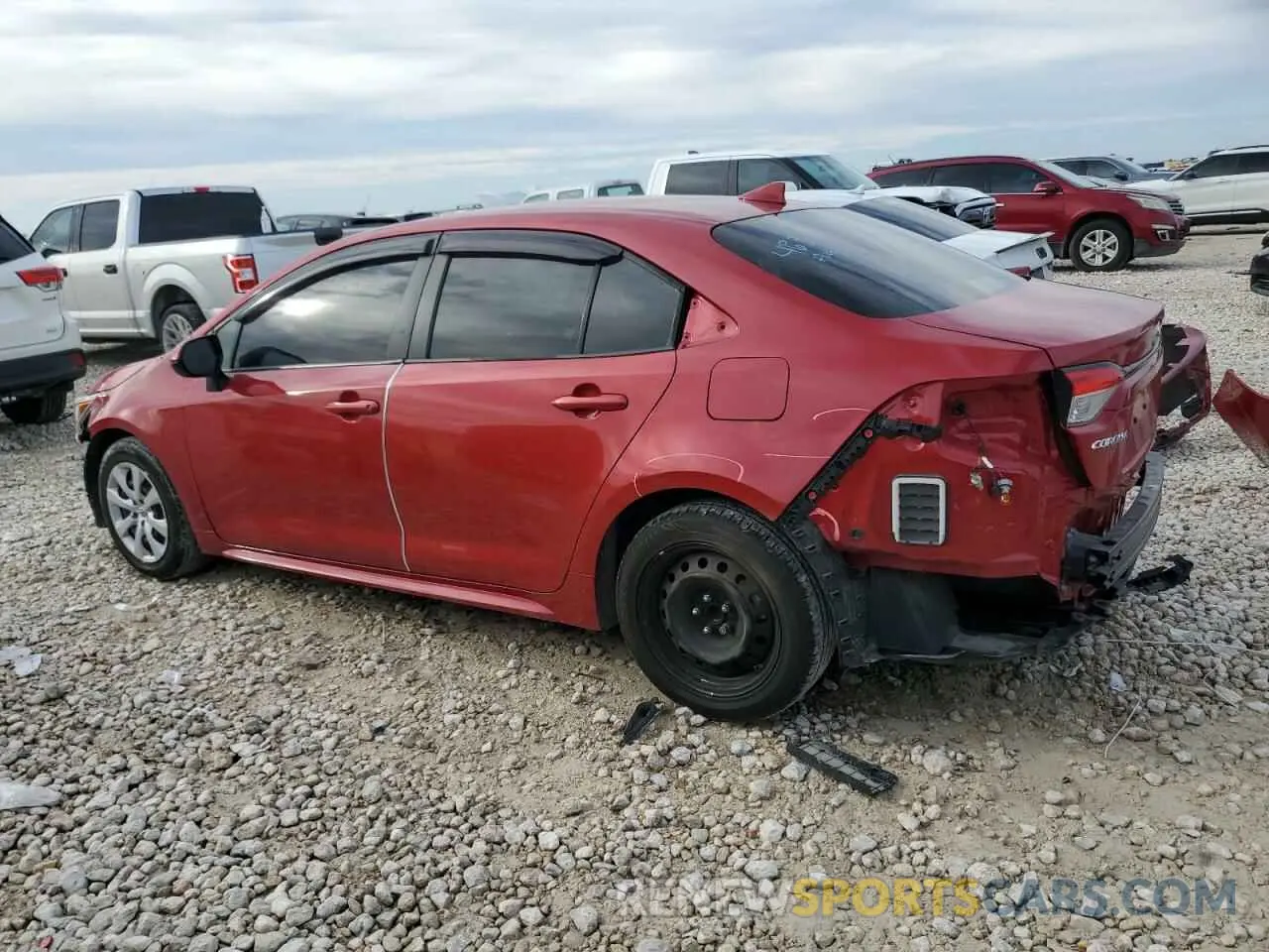 2 Фотография поврежденного автомобиля JTDEPMAE2MJ166250 TOYOTA COROLLA 2021