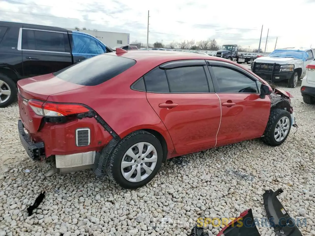 3 Фотография поврежденного автомобиля JTDEPMAE2MJ166250 TOYOTA COROLLA 2021