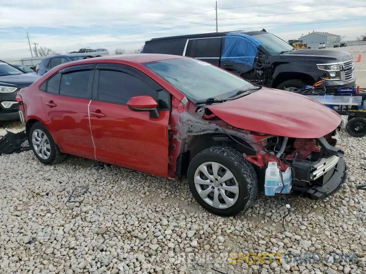 4 Фотография поврежденного автомобиля JTDEPMAE2MJ166250 TOYOTA COROLLA 2021