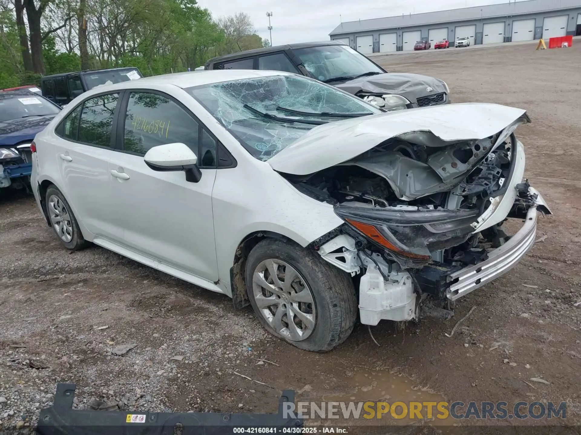 1 Фотография поврежденного автомобиля JTDEPMAE2MJ172906 TOYOTA COROLLA 2021