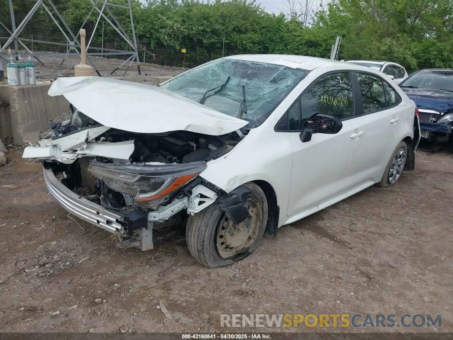 2 Фотография поврежденного автомобиля JTDEPMAE2MJ172906 TOYOTA COROLLA 2021