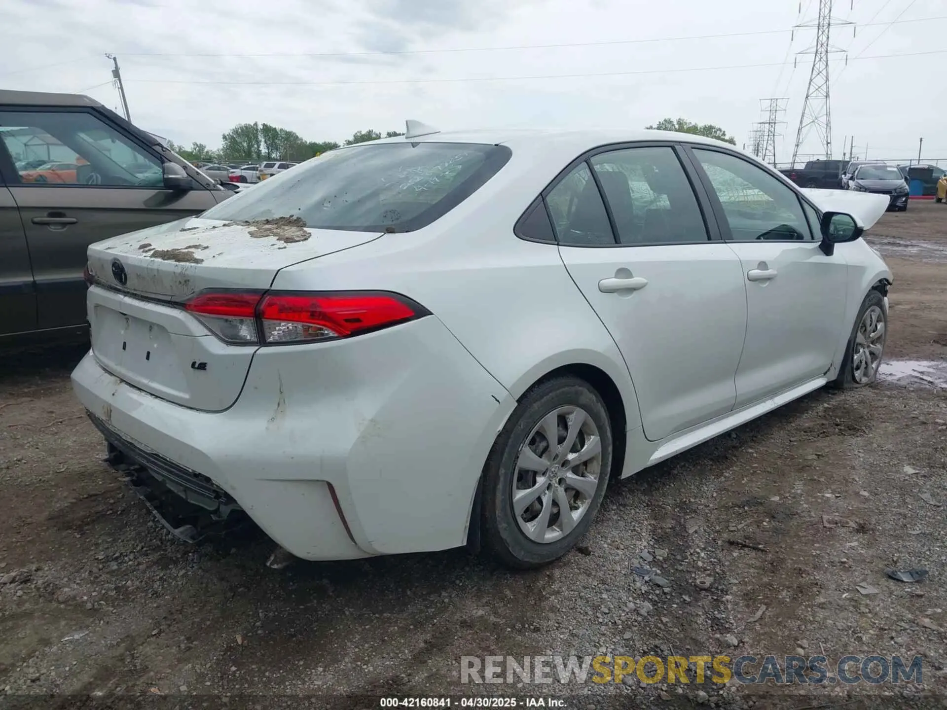 4 Фотография поврежденного автомобиля JTDEPMAE2MJ172906 TOYOTA COROLLA 2021
