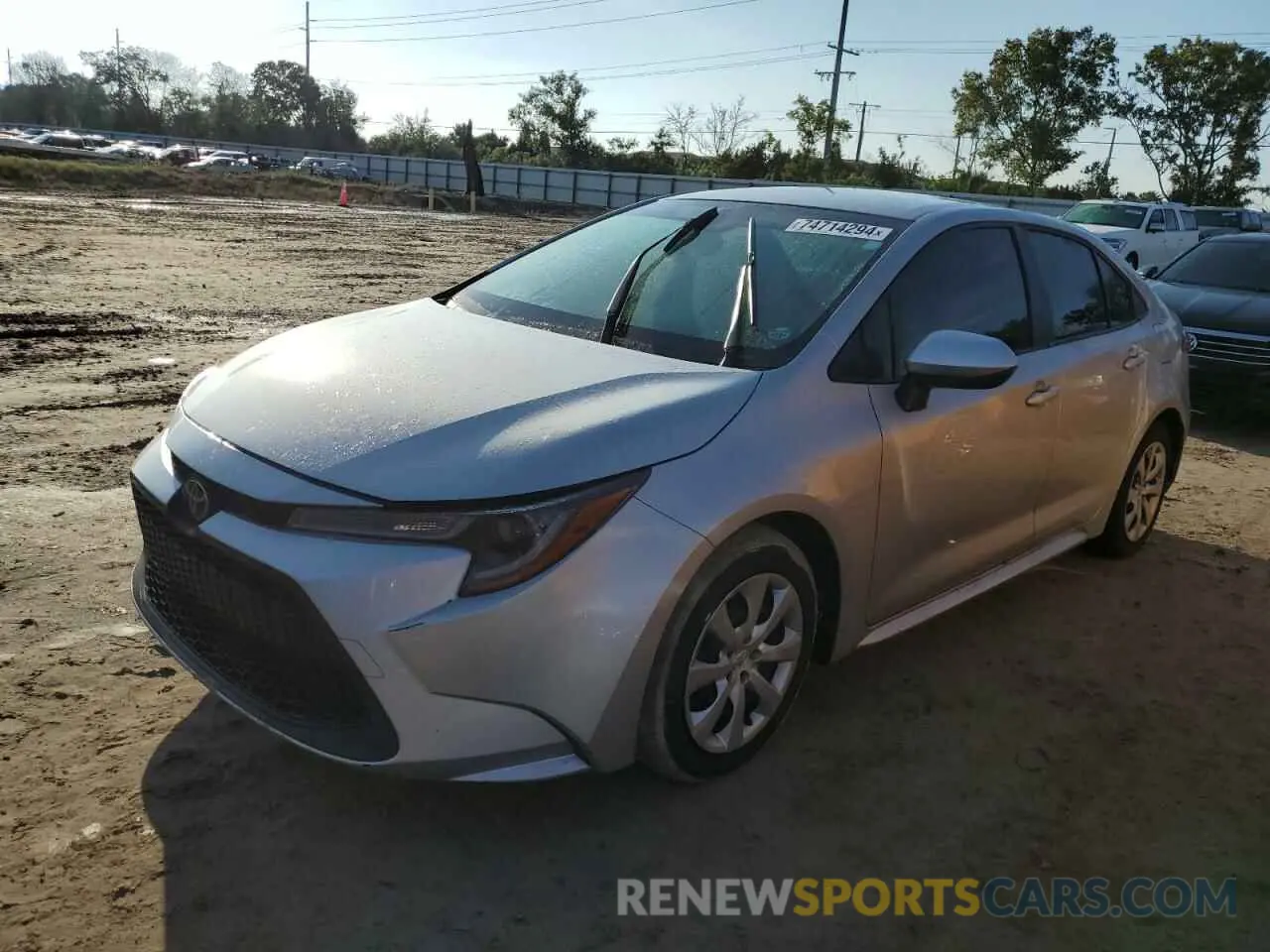 1 Photograph of a damaged car JTDEPMAE2MJ173117 TOYOTA COROLLA 2021