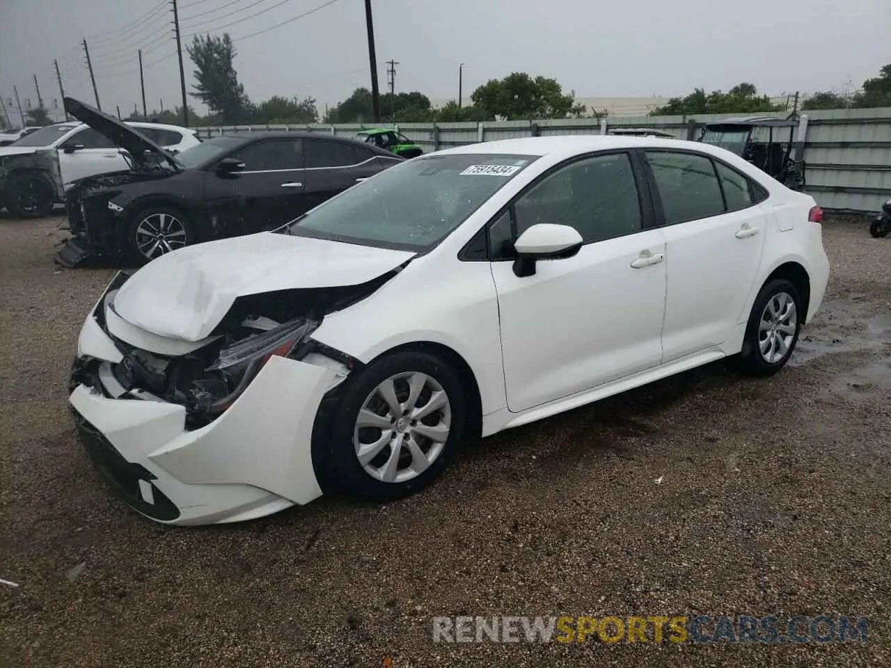 1 Фотография поврежденного автомобиля JTDEPMAE2MJ184313 TOYOTA COROLLA 2021