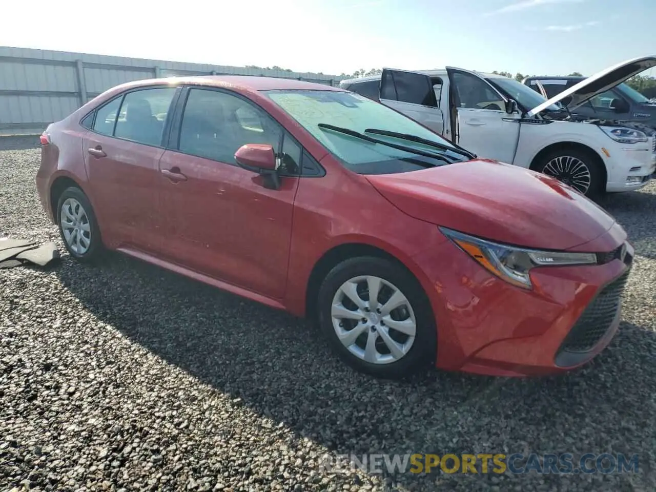 4 Photograph of a damaged car JTDEPMAE2MJ185106 TOYOTA COROLLA 2021