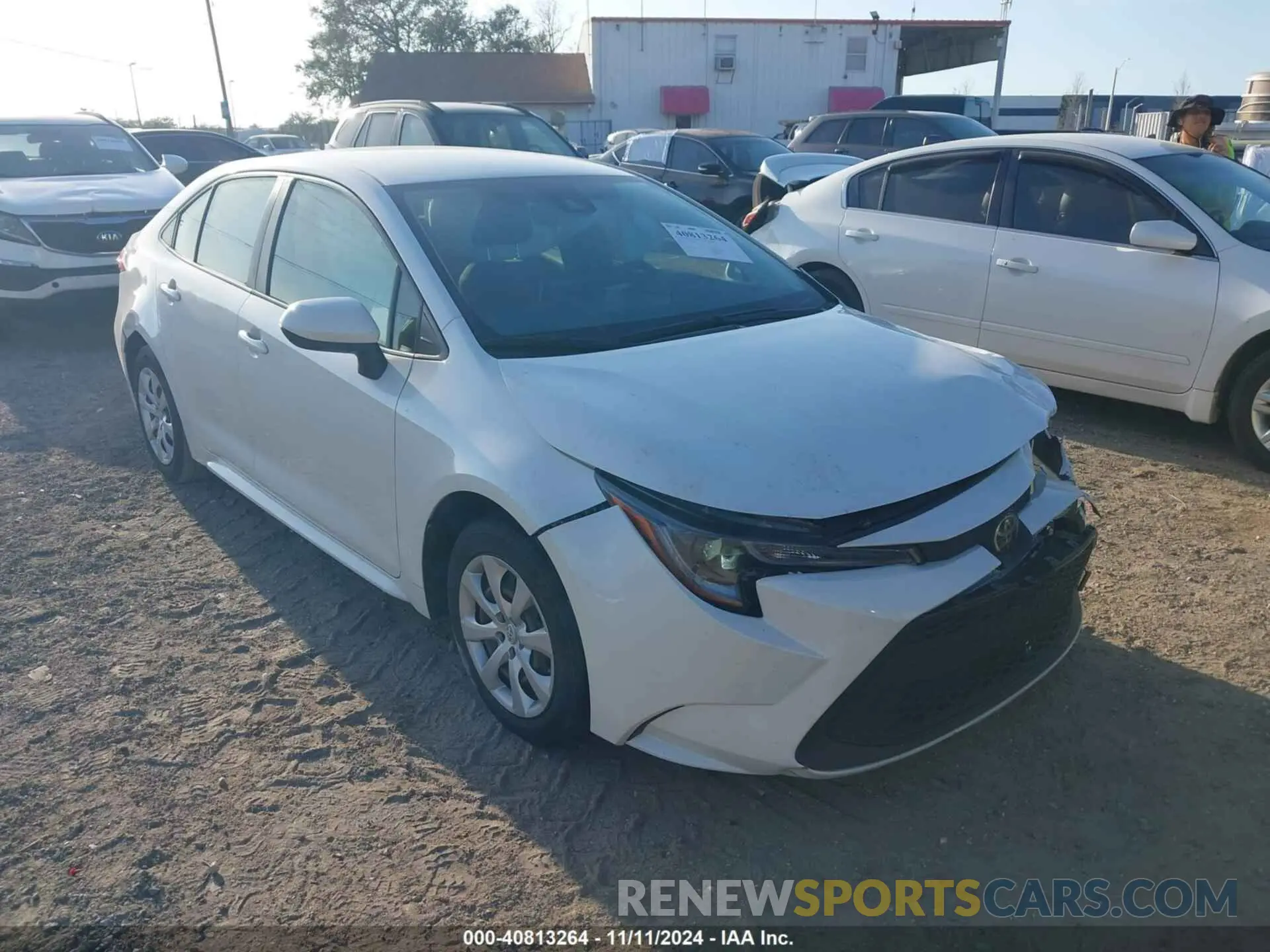 1 Photograph of a damaged car JTDEPMAE3MJ118076 TOYOTA COROLLA 2021
